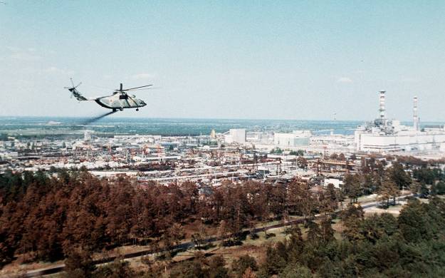 soccorsi Chernobyl elicotteri foto 