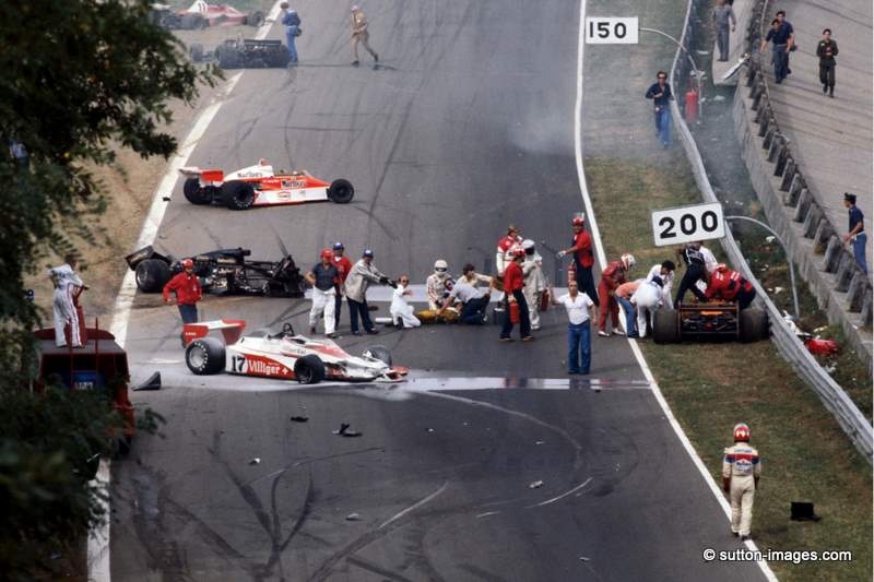  Ronnie Peterson incidente monza 1978