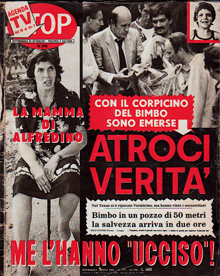 ALFREDINO RAMPI misteri d'italia 1981 curiosando anni 80