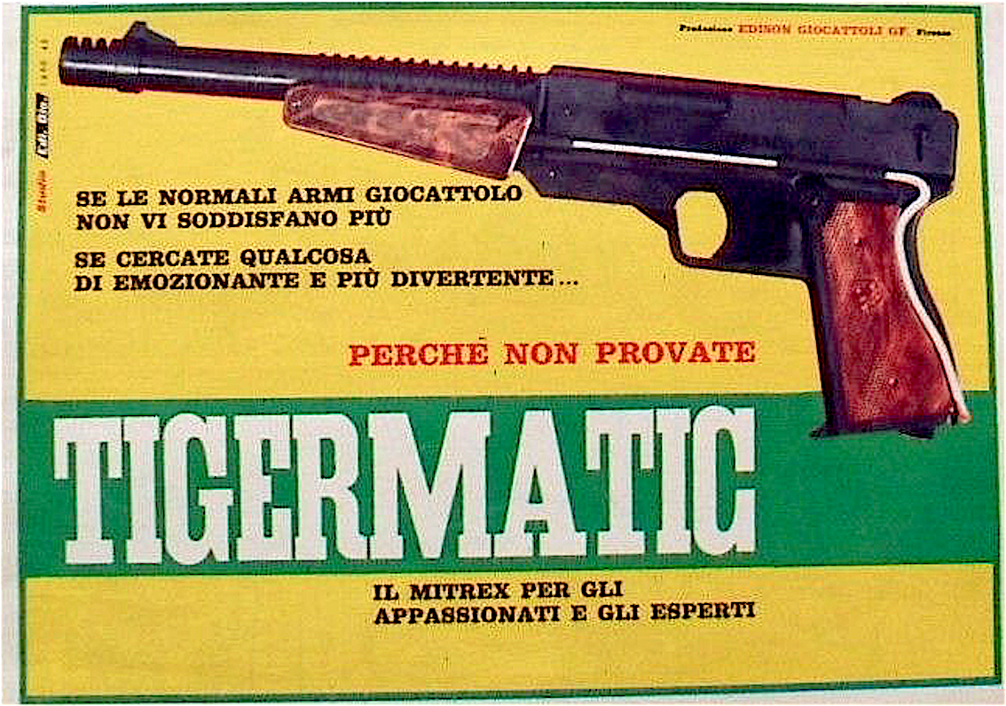 Cartella SuperMatic by Edison 520 colpi munizioni armi giocattolo nuovo anni '70 