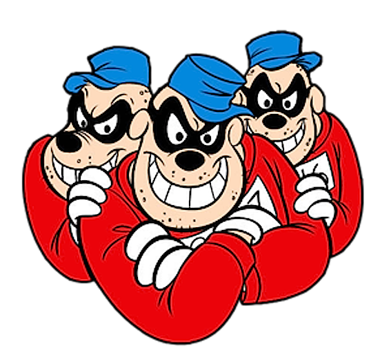 BANDA BASSOTTI Beagle Boys personaggi Disney