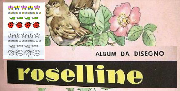 Le ROSELLINE – Libro / Album scuole elementari per cornicette