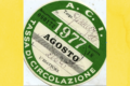 BOLLO AUTO / MOTO o TASSA DI CIRCOLAZIONE - (dal 1953)