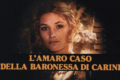 L'AMARO CASO DELLA BARONESSA DI CARINI - Sceneggiato TV - (1975)