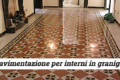 PAVIMENTAZIONE PER INTERNI IN GRANIGLIA - (Anni '50 - '60 - '70)